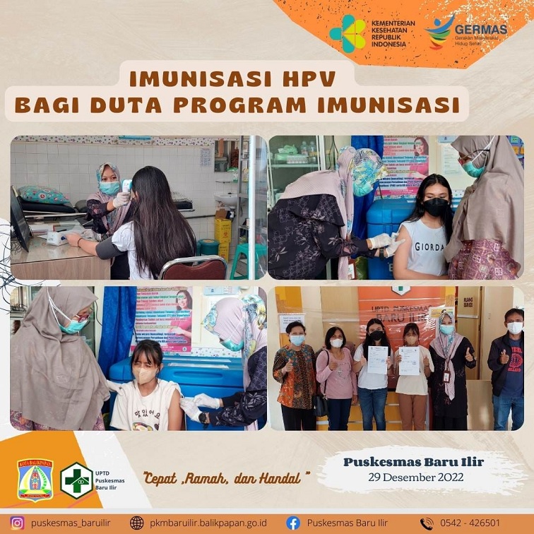 IMUNISASI HPV BAGI DUTA PROGRAM IMUNISASI